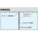 間仕切ポール【挟込みタイプ】両開きセット