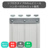 リブ付防炎静電透明 t2mm 200mm幅 Bタイプ固定式ハンガー付 mカット