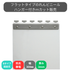 フラット防炎静電透明 t3mm 300mm幅 Bタイプ固定式ハンガー付 mカット