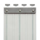 リブ付静電透明 t3mm 200mm幅 Bタイプ固定式ハンガー付 mカット
